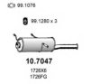 ASSO 10.7047 End Silencer